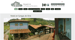 Desktop Screenshot of hotelposadamonasterio.com