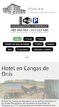 Mobile Screenshot of hotelposadamonasterio.com